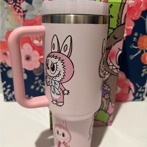 NIB Pink Labubu Tumbler
